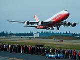 Az új gépóriás,  a Boeing 747-8 próbarepülése
