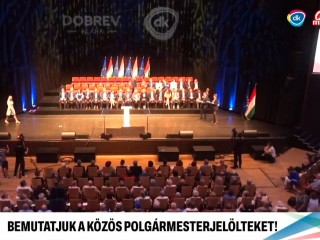Bemutatták az ellenzéki polgármester-jelölteket a DK kampány-nyitóján 