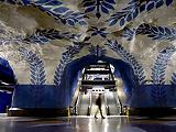Skandináv-dizájn a metróállomásokon
