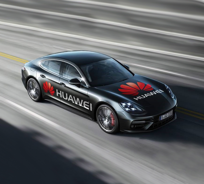 A Huawei okostelefonja által irányított Porsche