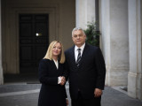 Négyszemközt tárgyalt Orbán Viktor Giorgia Melonival
