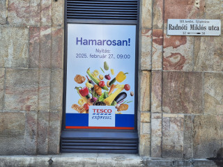 Tesco nyílik a XIII. kerületben, ott, ahol korábban egy CBA működött