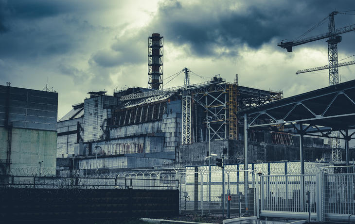 A csernobili atomerőmű négyes reaktora. Fotó: depositphotos