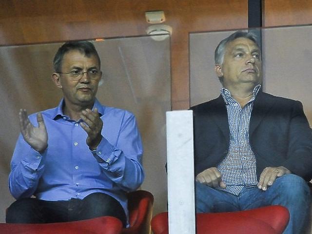 Garancsi István és Orbán Viktor a páholyban