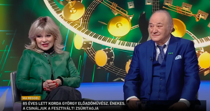 Korda György és Balázs Klári az M1 műsorában