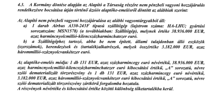 Ázsiós alaptőkeemeléssel helyezték a cégbe az Airbust és a kapcsolódó eszközöket