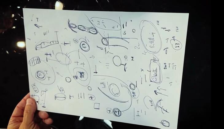 Orbán Viktor ATV interjúja alatt készített jegyzetei