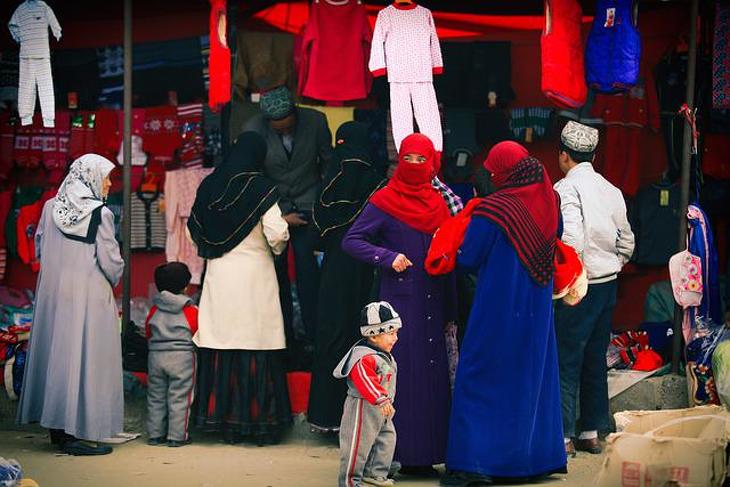Ujgur piac. Fotó: Pixabay