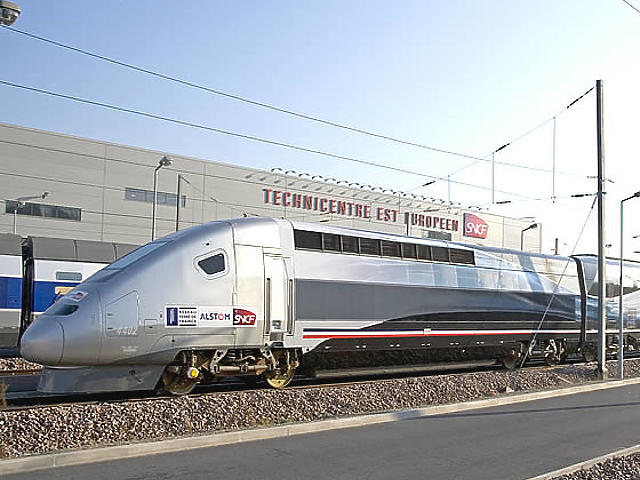 A V150-es TGV-szerelvény