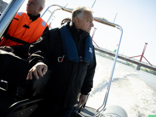 Orbán Viktor az árvíz idején