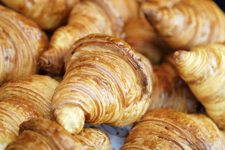 Croissant aranyáron