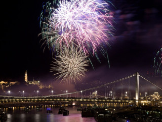 Az augusztus 20-ikai tűzijáték Budapesten