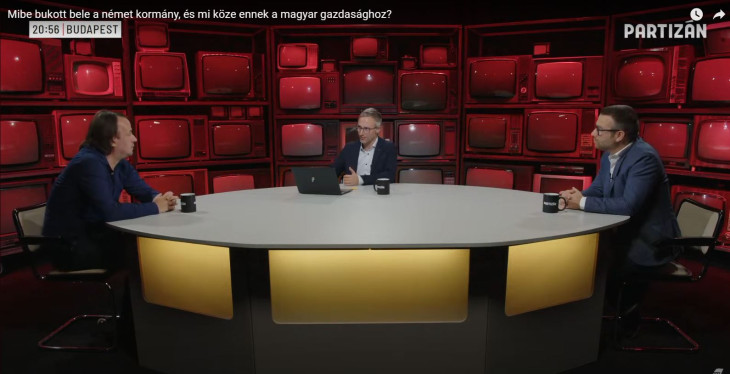 Wéber Balázs, Feledy Botond, a Partizán műsorvezetője és Várkonyi Gábor autópiaci szakértő beszélt a válság hátteréről és a kiutakról 