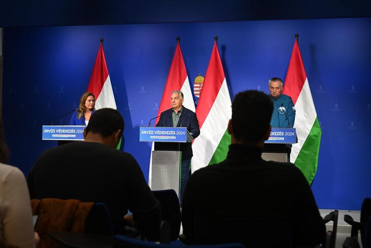 Orbán Viktor beszélt az árvíz elleni harcról