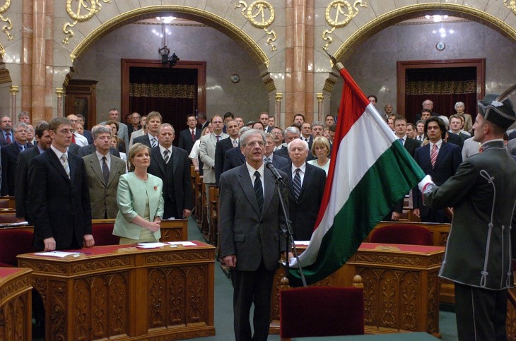 Sólyom László 2005-ben némi meglepetésre, az akkori ellenzék jelöltjeként lett államfő. Fotó: MTI / Kovács Attila