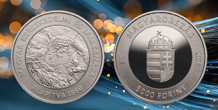 A Magyar Nemzeti Bank által a kamara 175. évfordulójára  kibocsátott emlékérme