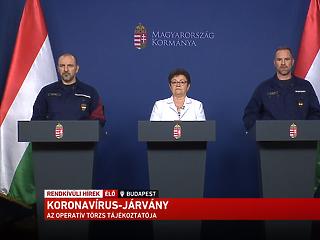 Élőben itt tekintheti meg 11 órától az operatív törzs tájékoztatóját