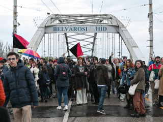 Tüntetés Szegeden, 2025. 03. 29.
