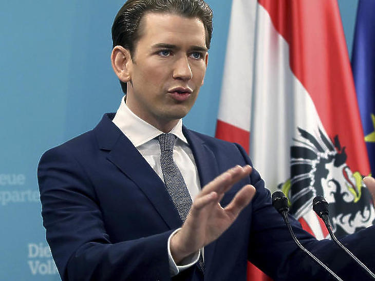 Sebastian Kurz (Forrás: EPA) 