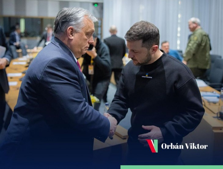 A magyar miniszterelnök a háború óta először találkozott az ukrán elnökkel. Fotó: Facebook/Orbán Viktor