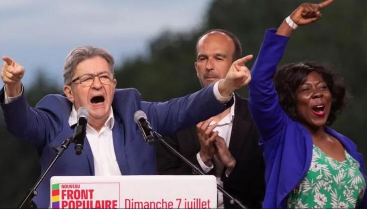 Jean-Luc Mélenchon, az Új Népfront vezére ajtót mutatott