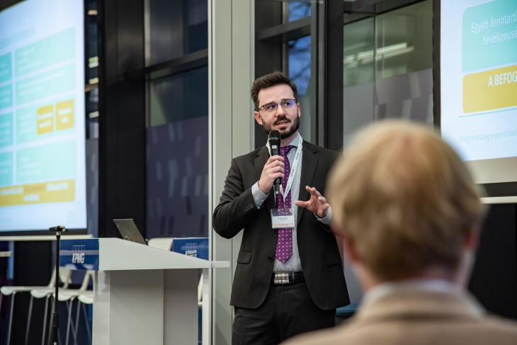 Csécsei Ádám, az EXIM Bank ESG igazgatóhelyettese