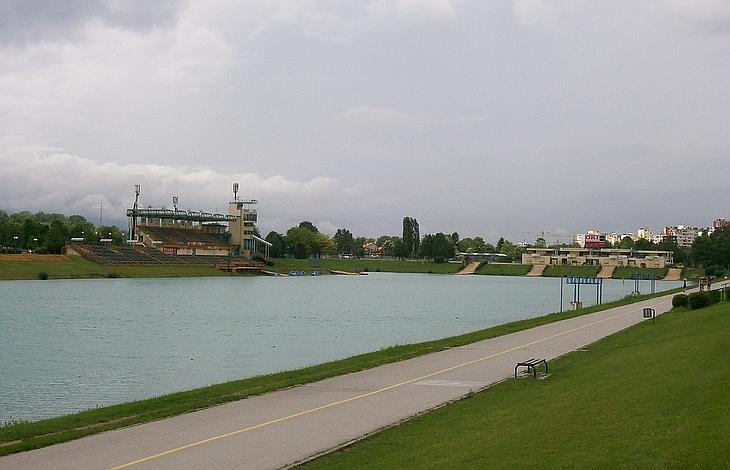 A zágrábi Jarun-tó, amely közelében a becsapódás történt. Fotó: Wikimedia Commons/Suradnik13
