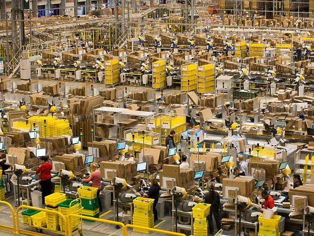 Az Amazon egyik raktára