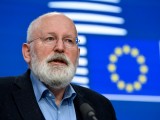Frans Timmermans, az európai zöld megállapodásért felelős uniós biztos. Fotó: Európai Tanács