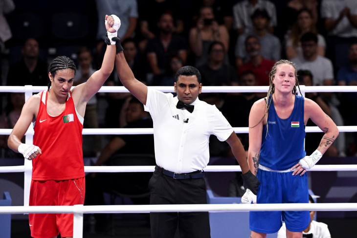 Imane Helif a magyar Hámori Lucát győzte le a párizsi olimpia negyeddöntőjében