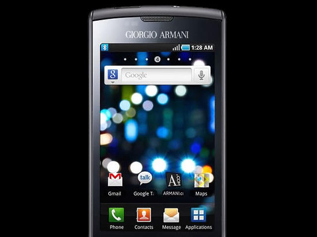 Giorgio Armani Samsung okostelefon