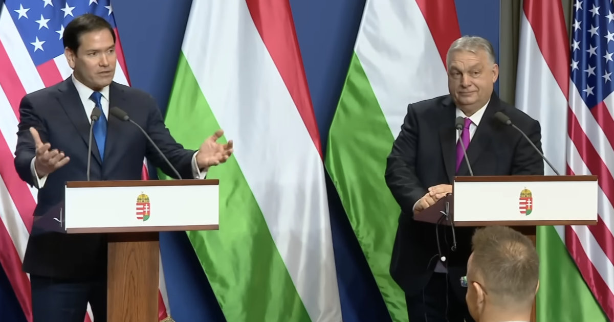 Orbán Viktor és Marco Rubio közös sajtótájékoztatója