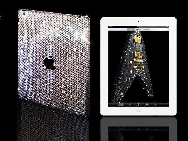 iPad 2 kristályokkal cicomázva
