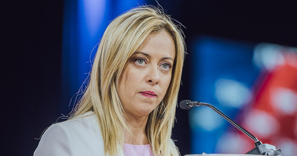 Giorgia Meloni olasz miniszterelnök néha nem rejti véka alá véleményét