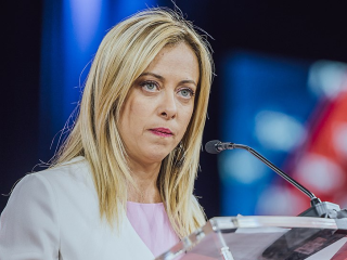 Giorgia Meloni olasz miniszterelnök néha nem rejti véka alá véleményét