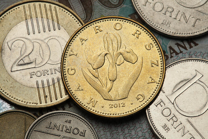 415-ös szint fölé gyengült a forint az euróval szemben 