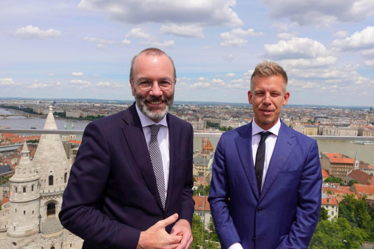 Múlt héten Budapesten járt Manfred Weber