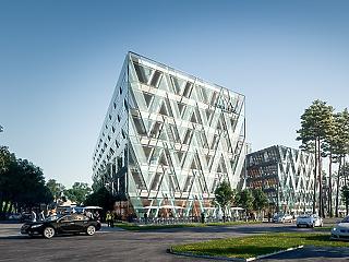 22 ezer négyzetméteres irodaház épül Debrecenben - fotó
