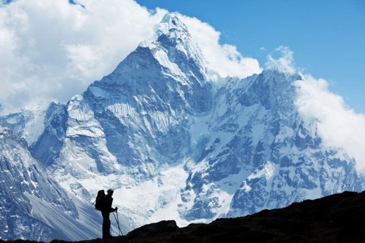 Nem lesz könnyű ilyen fotót csinálni a Mount Everest környékén, ahol nincs más a képen...