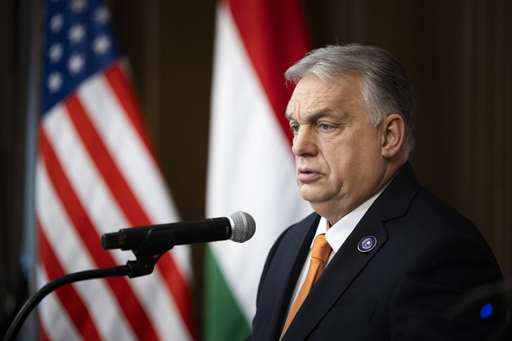 Orbán Viktor a Béketanács ülése utáni sajtótájékoztatón