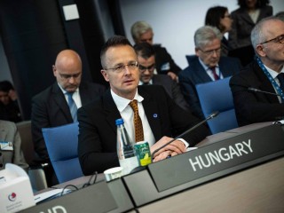 Szijjártó Péter külügyminiszter az Európa Tanácsban vétózott