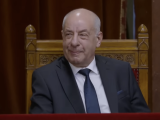 Sulyok Tamás köztársasági elnök a parlamentben, Magyar Péter beiktatásának napján