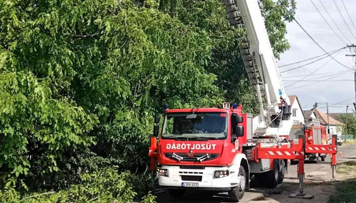 A károk helyreállítása megkezdődött