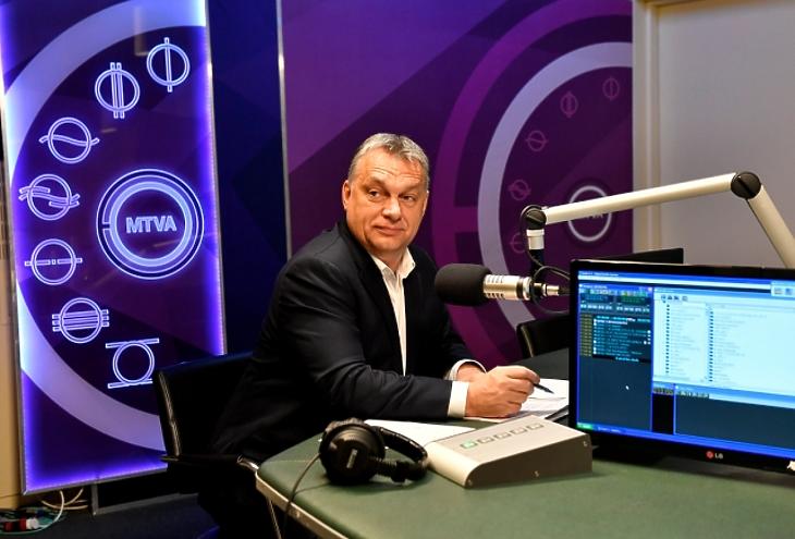 Orbán Viktor egy korábbi rádióinterjúban. Fotó: MTI
