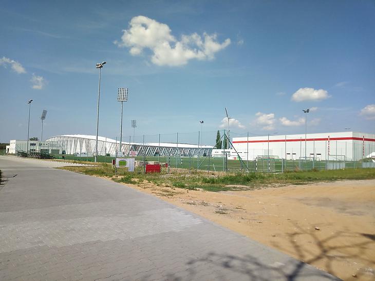 A kisvárdai stadion, futsal-csarnok (Fotó: Székely Sarolta/mfor.hu)