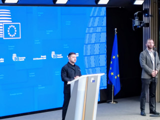 Zelenszkij Brüsszelben, 2025. december 18.