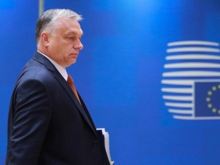 Orbán Viktor az EU-csúcson Brüsszelben 2021. október 22-én. Forrás: Európai Tanács