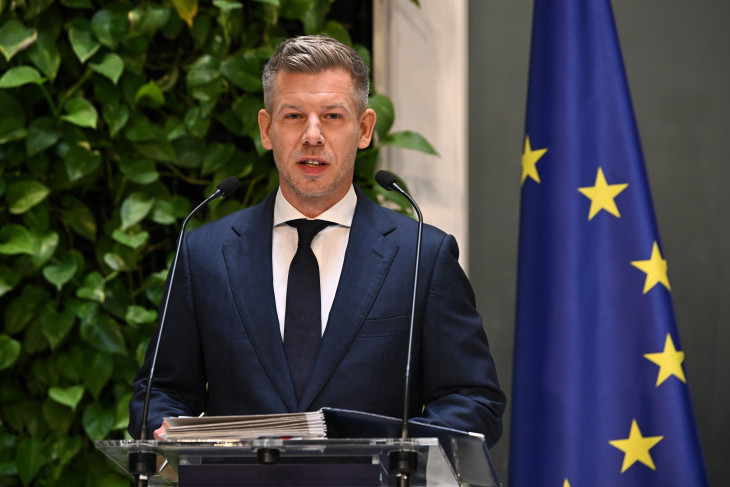 Magyar Péter rendkívüli sajtótájékoztatót tartott szombat délelőtt
