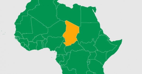 Csád központi helyen fekszik Afrika északi felében