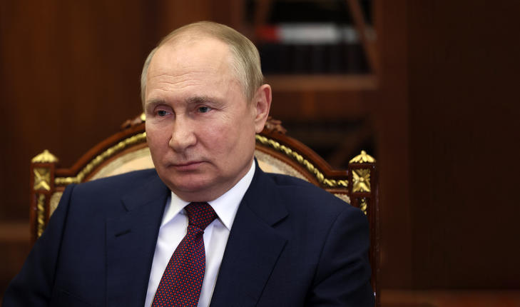 Vlagyimir Putyin kilátogatott. Fotó: MTI/EPA/PAVEL BYRKIN 